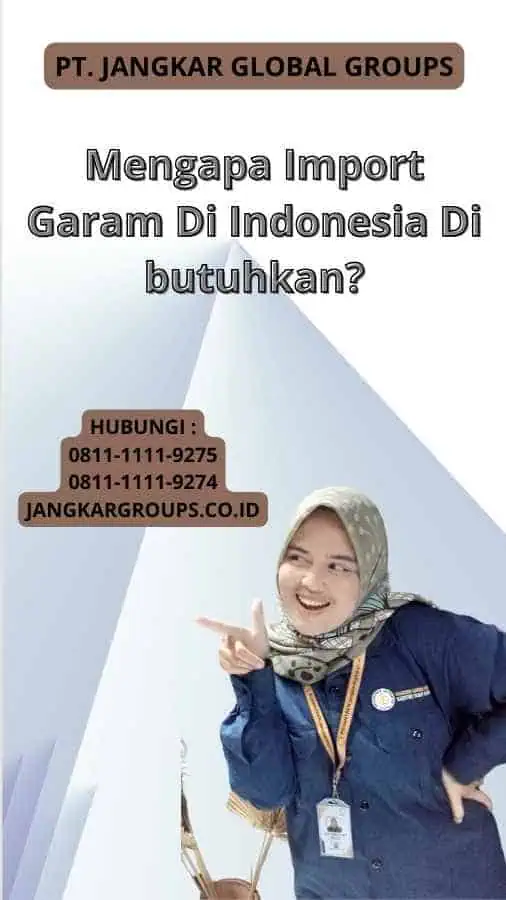 Mengapa Import Garam Di Indonesia Di butuhkan?