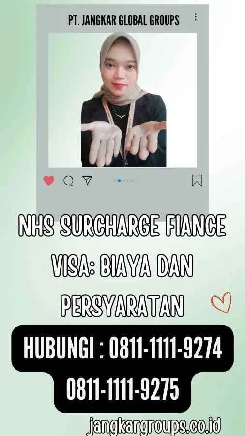 NHS Surcharge Fiance Visa Biaya dan Persyaratan