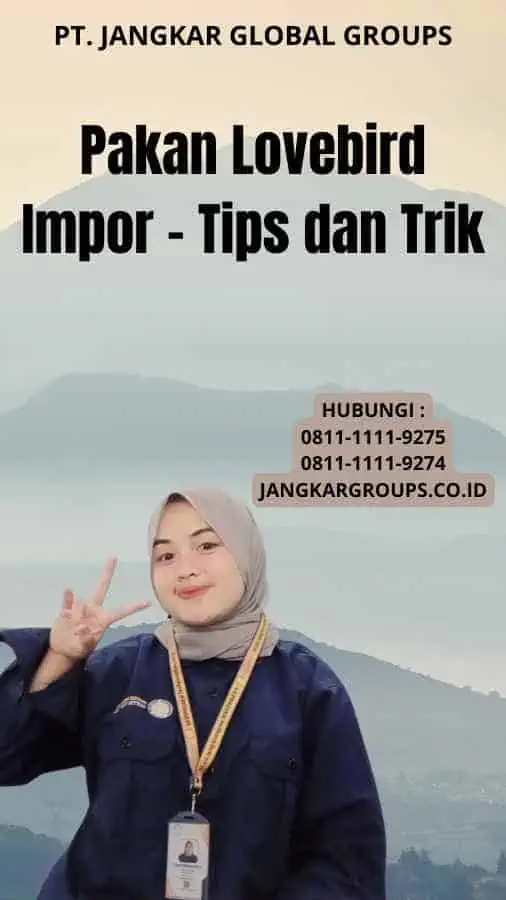 Pakan Lovebird Impor - Tips dan Trik