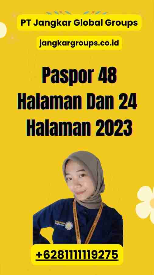 Paspor 48 Halaman Dan 24 Halaman 2023