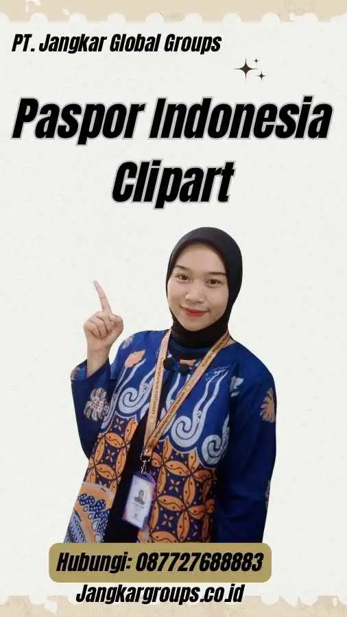 Paspor Indonesia Clipart