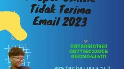 Paspor Online Tidak Terima Email 2023