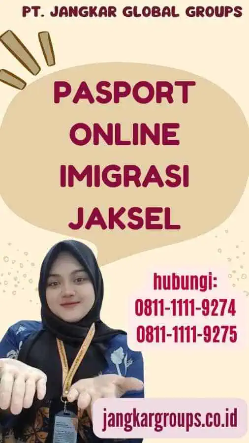 Pasport Online Imigrasi Jaksel