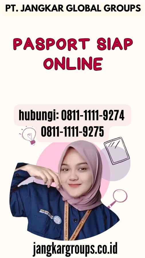 Pasport Siap Online