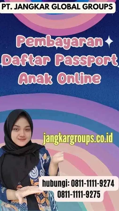 Pembayaran Daftar Passport Anak Online