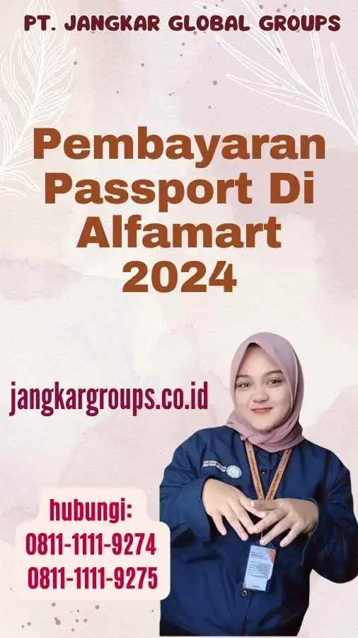 Pembayaran Passport Di Alfamart 2024