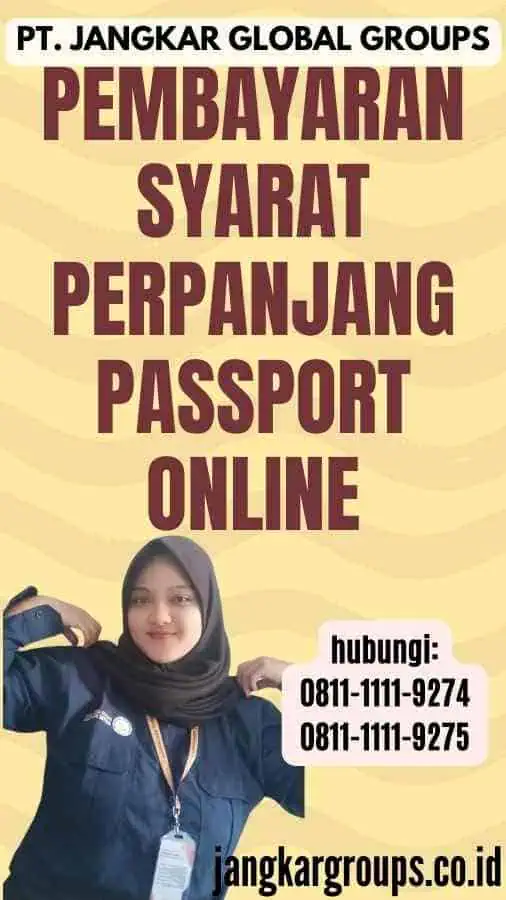 Pembayaran Syarat Perpanjang Passport Online