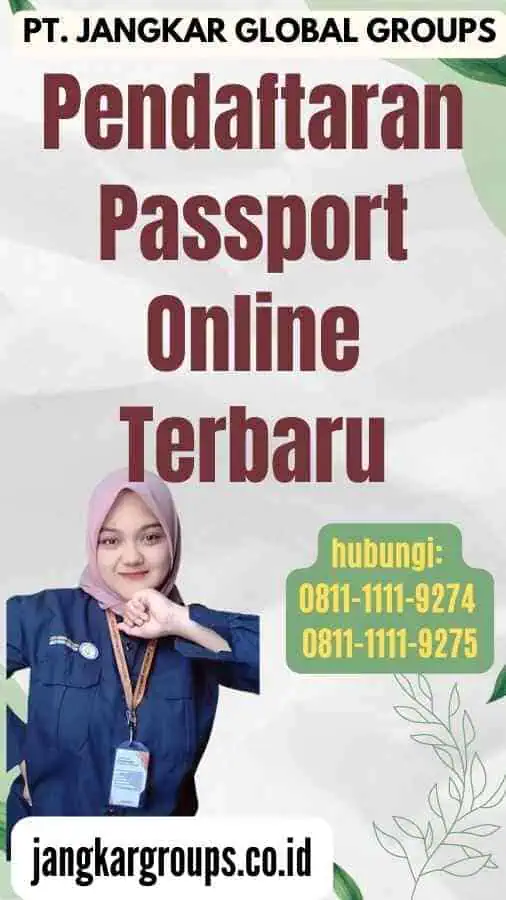 Pendaftaran Passport Online Terbaru