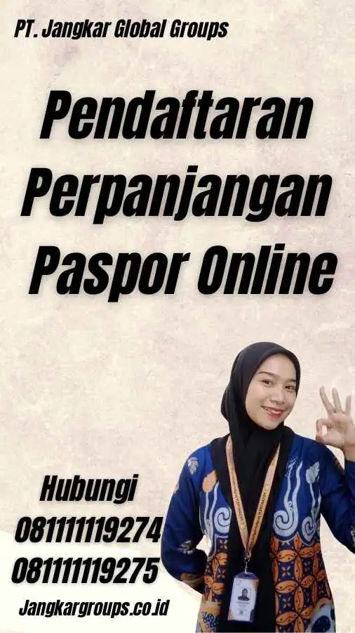 Pendaftaran Perpanjangan Paspor Online