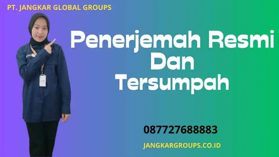 Penerjemah Resmi Dan Tersumpah