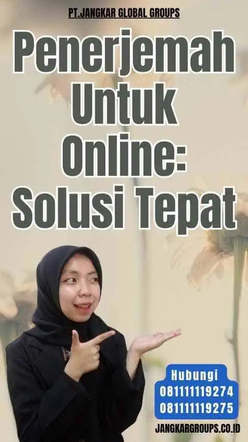 Penerjemah Untuk Online Solusi Tepat