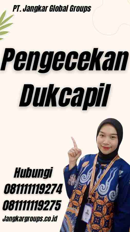 Pengecekan Dukcapil