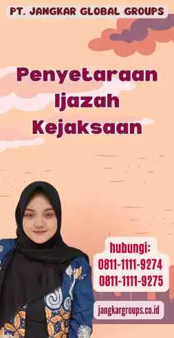 Penyetaraan Ijazah Kejaksaan