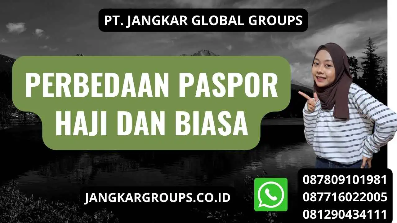 Perbedaan Paspor Haji dan Biasa