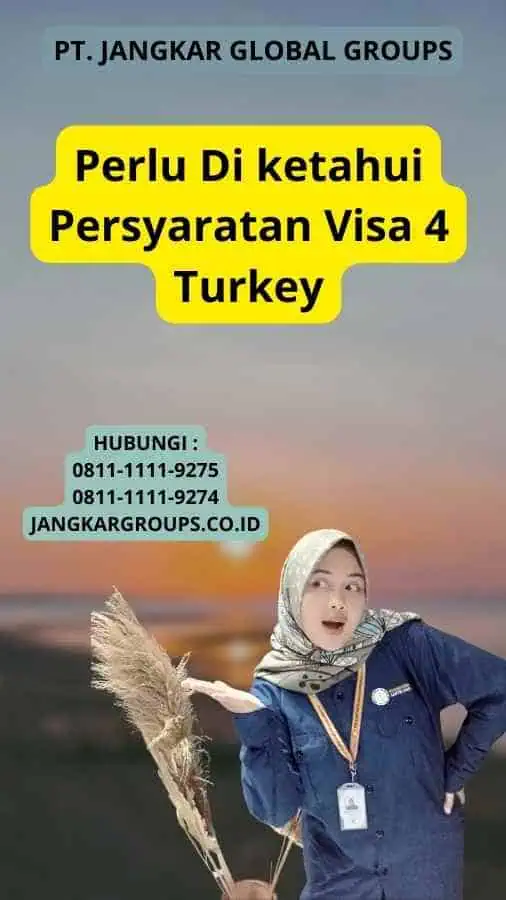 Perlu Di ketahui Persyaratan Visa 4 Turkey