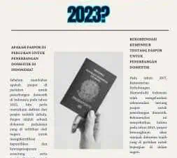 Perlukah Paspor Untuk Penerbangan Domestik 2023?