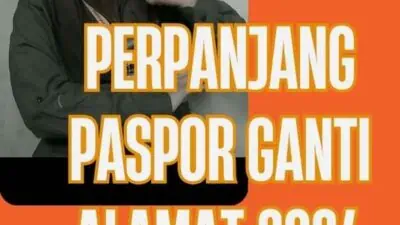 Perpanjang Paspor Ganti Alamat 2024