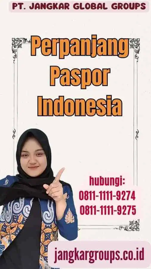 Perpanjang Paspor Indonesia