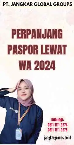 Perpanjang Paspor Lewat Wa 2024