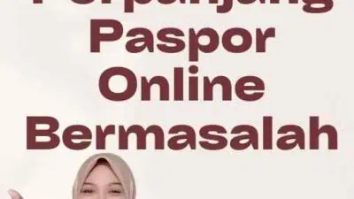 Perpanjang Paspor Online Bermasalah