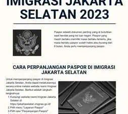 Perpanjangan Paspor Online Imigrasi Jakarta Selatan 2023