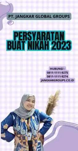 Persyaratan Buat Nikah 2023