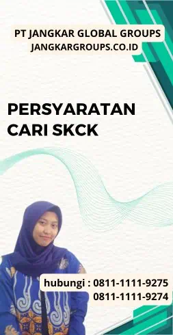 Persyaratan Cari SKCK