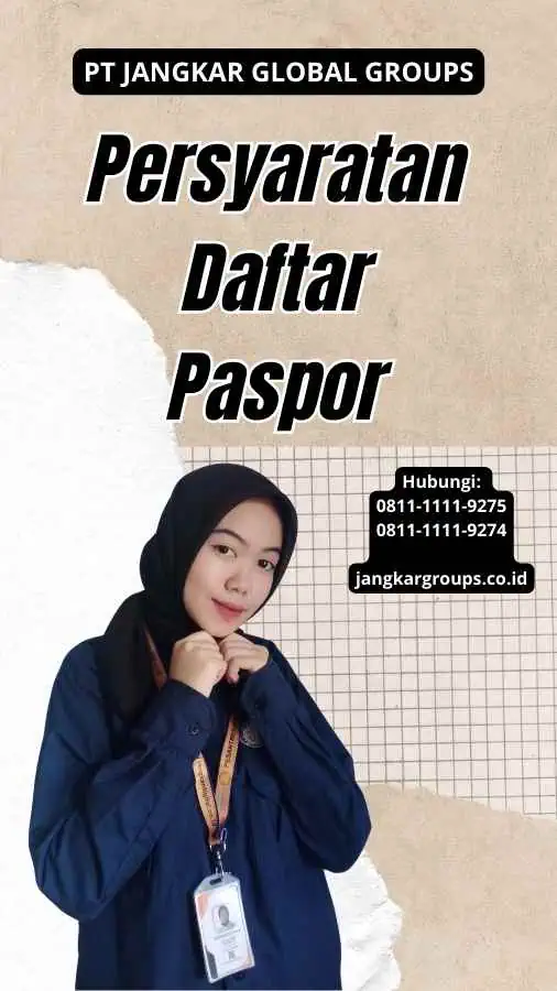 Persyaratan Daftar Paspor