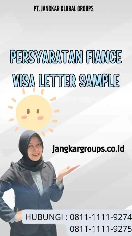 Persyaratan Fiance Visa Letter Sample