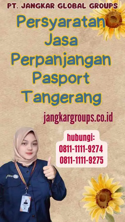 Persyaratan Jasa Perpanjangan Pasport Tangerang