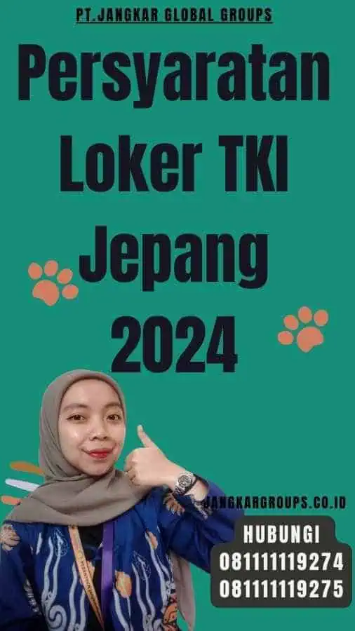 Persyaratan Loker TKI Jepang 2024