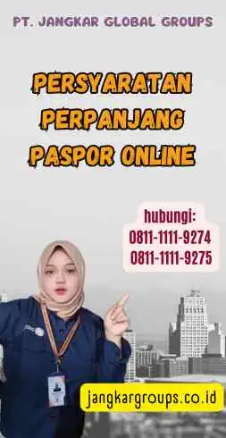 Persyaratan Perpanjang Paspor Online