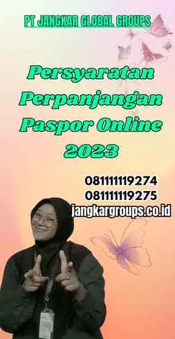 Persyaratan Perpanjangan Paspor Online 2023