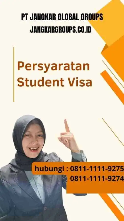 Persyaratan Student Visa English