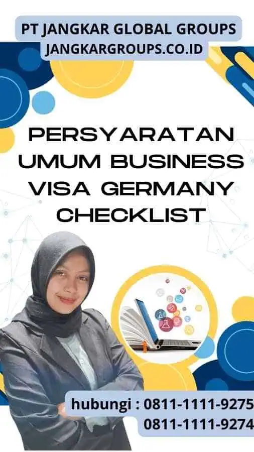 Persyaratan Umum Business Visa Germany Checklist