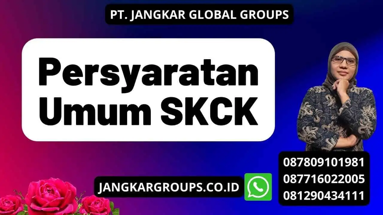 Persyaratan Umum SKCK