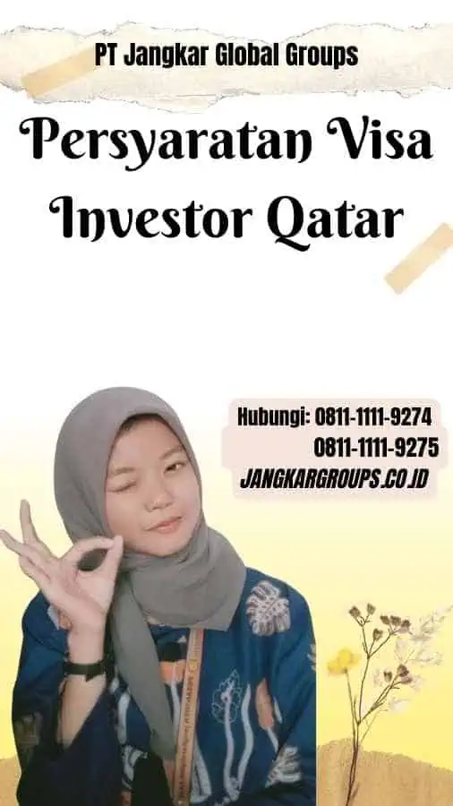 Persyaratan Visa Investor Qatar