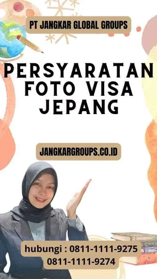 Persyaratan foto Foto Visa Jepang