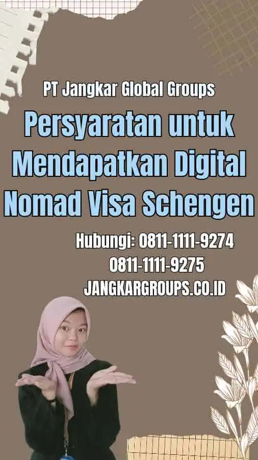 Persyaratan untuk Mendapatkan Digital Nomad Visa Schengen