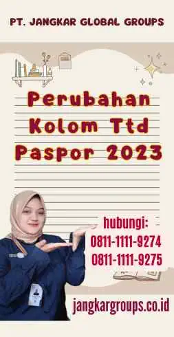 Perubahan Kolom Ttd Paspor 2023