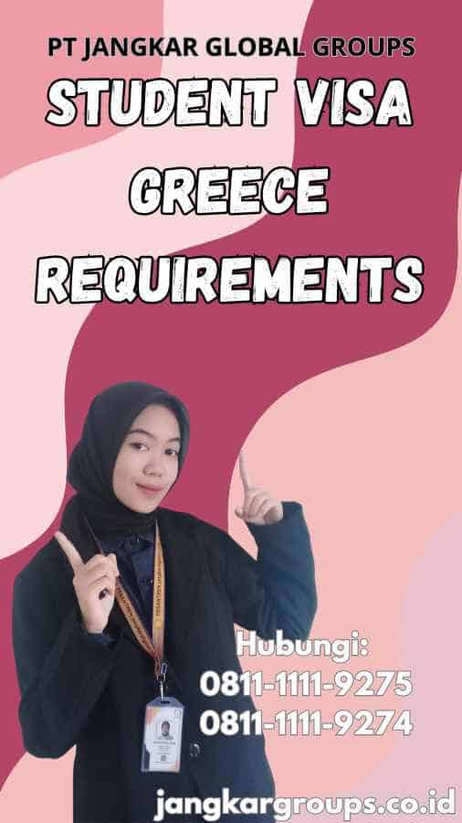 Student Visa Greece Requirements