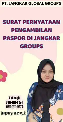 Surat Pernyataan Pengambilan Paspor di Jangkar Groups