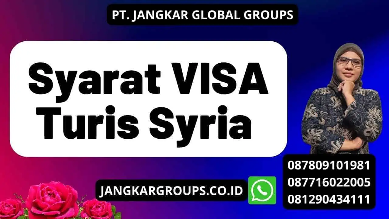 Syarat VISA Turis Syria 