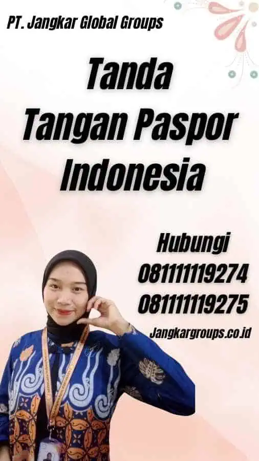 Tanda Tangan Paspor Indonesia