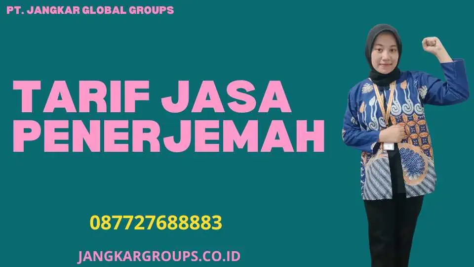 Tarif Jasa Penerjemah