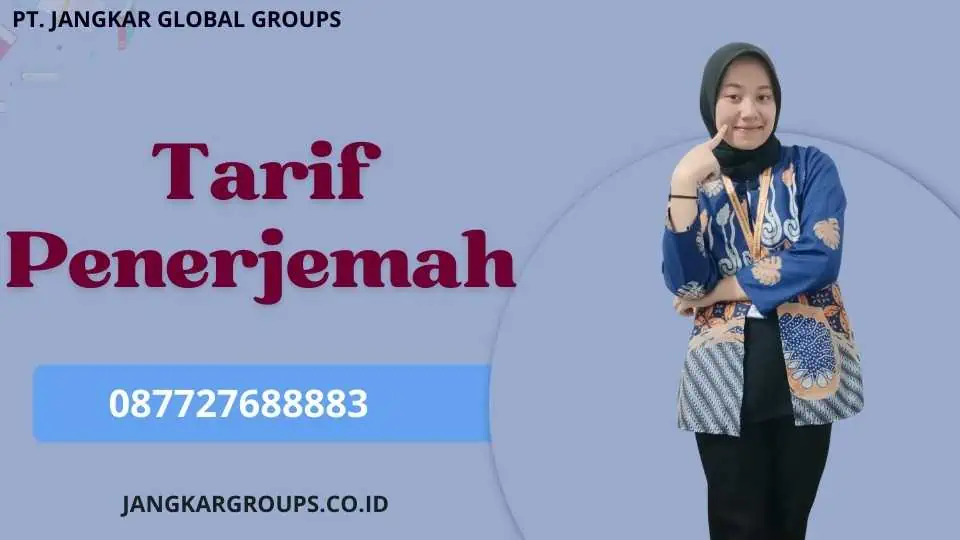 Tarif Penerjemah