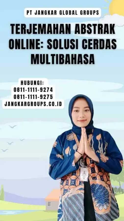 Terjemahan Abstrak Online Solusi Cerdas Multibahasa