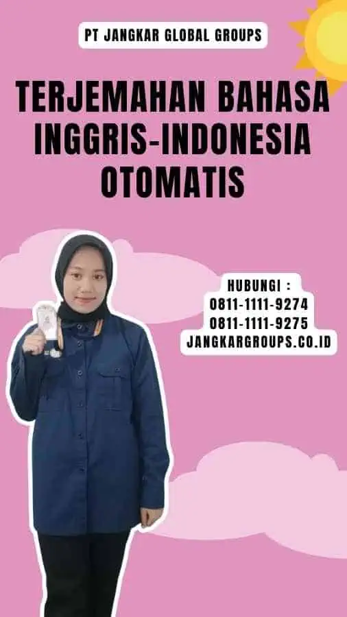 Terjemahan Bahasa Inggris-Indonesia Otomatis