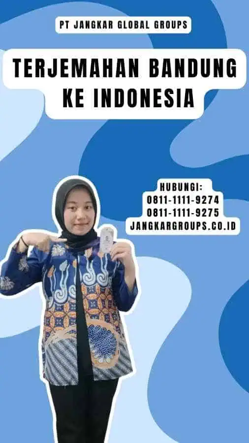 Terjemahan Bandung Ke Indonesia