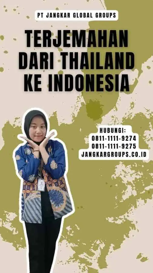 Terjemahan Dari Thailand Ke Indonesia